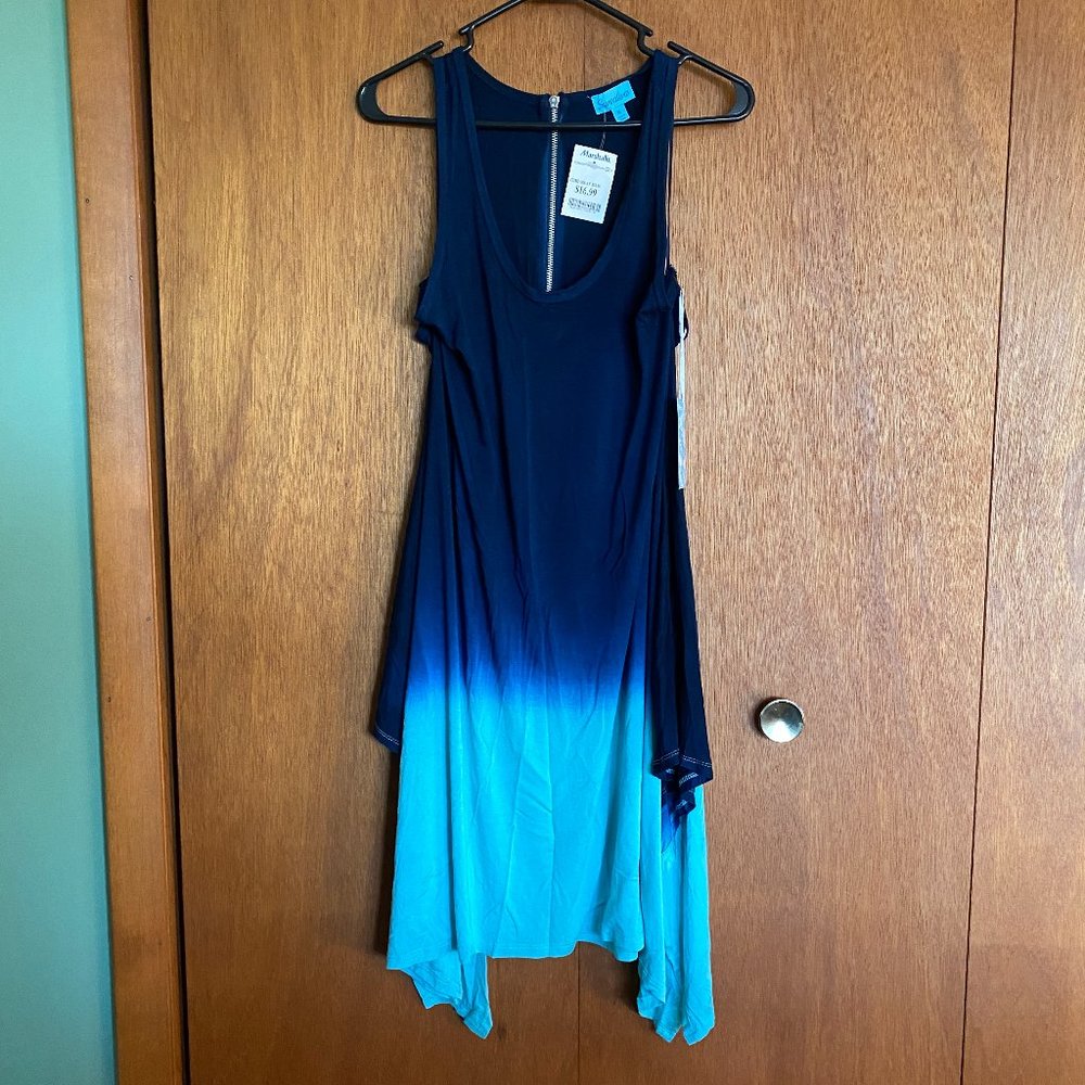 NWT Tie-Dye Blue-Aqua Swim Cover-up
